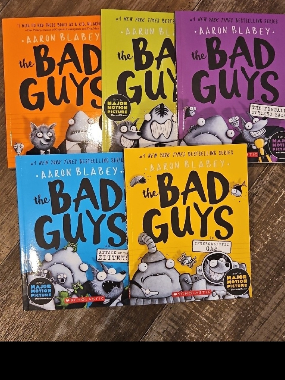 The Bad Guys Chapter Books by Aaron Blabey - Books 1-5